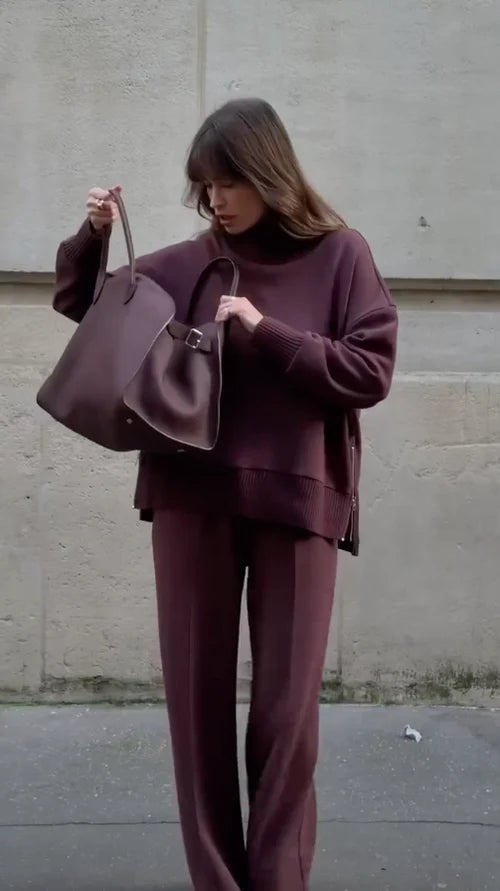 Ensemble de détente Lina pour femme – Tenue de détente élégante et confortable