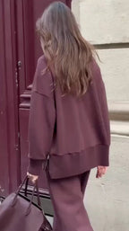Ensemble de détente Lina pour femme – Tenue de détente élégante et confortable