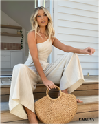 Combinaison pantalon fluide chic