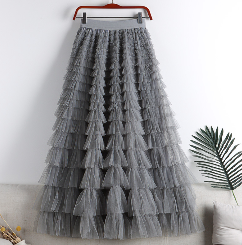 Tulia | Autumnal Tulle Skirt