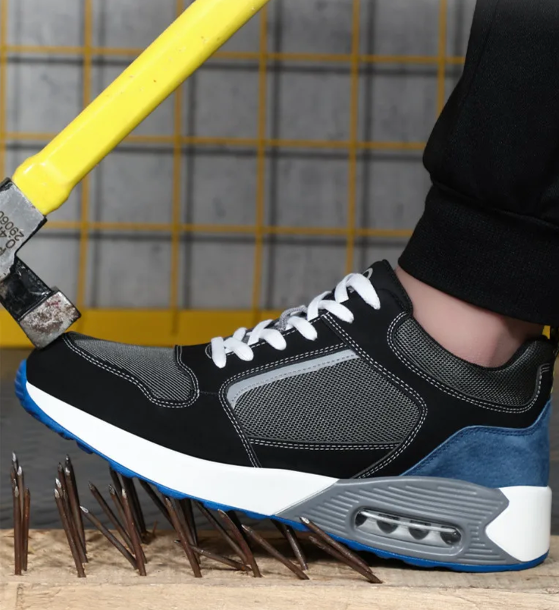 Chaussures de travail orthopédiques | Chaussures de sécurité unisexes avec nez en acier