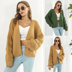 Luxurious warm long-sleeved women's sweater