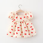 Robe Princesse Bébé Jolie Cœurs
