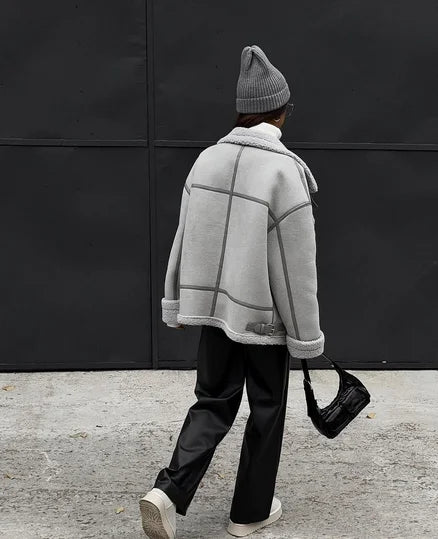 Manteau de printemps Maja pour femme – Vêtement d'extérieur doux et tendance