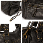 Sac à Main Noir pour les Cours - RACHEL
