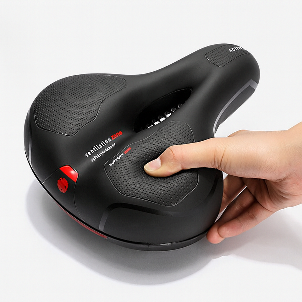 Ergonomic bike saddle