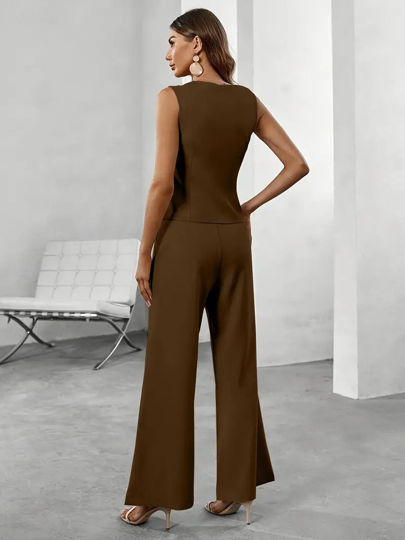 Sophie | Ensemble pantalon élégant - Automnal, stylé et polyvalent