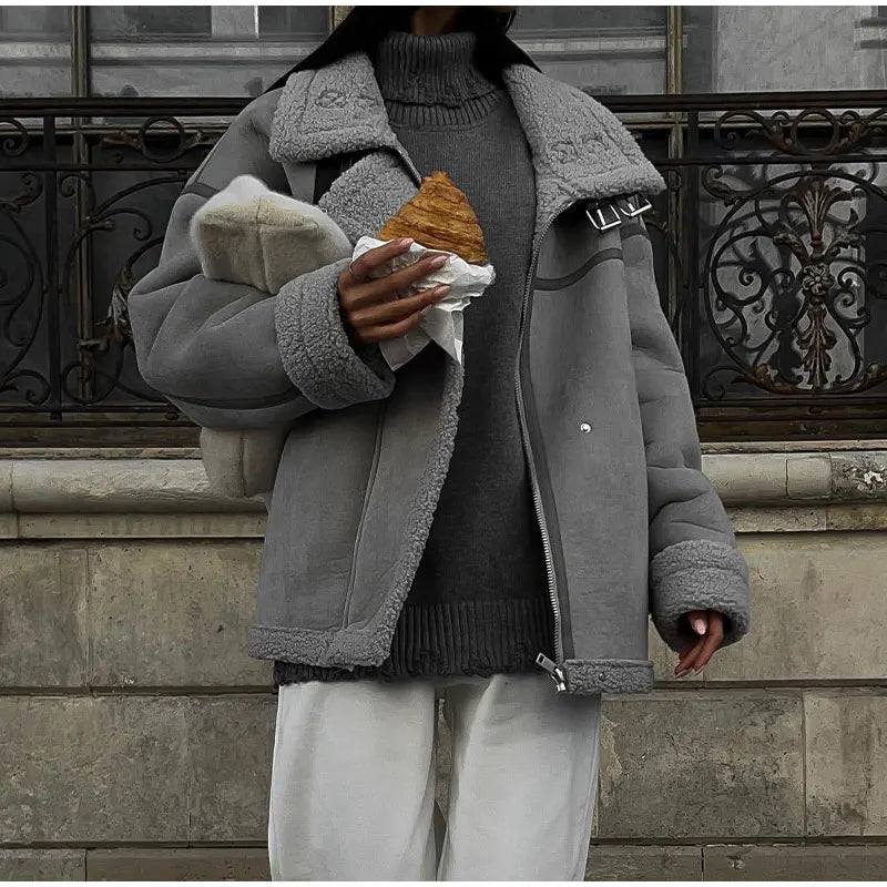 Manteau de printemps Maja pour femme – Vêtement d'extérieur doux et tendance