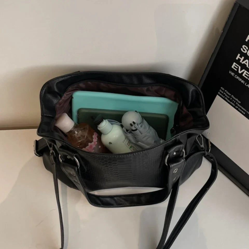 RUBI - Sac à Main de Cours de Luxe en Cuir Écaillé