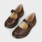 Nell - Chaussures vintage en cuir avec bride et semelle confortable
