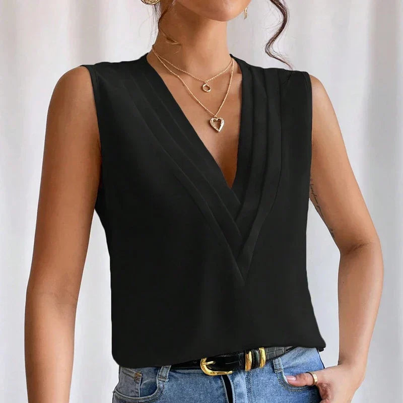 Dorana - Elegant Long Sleeve Blouse for Autumn