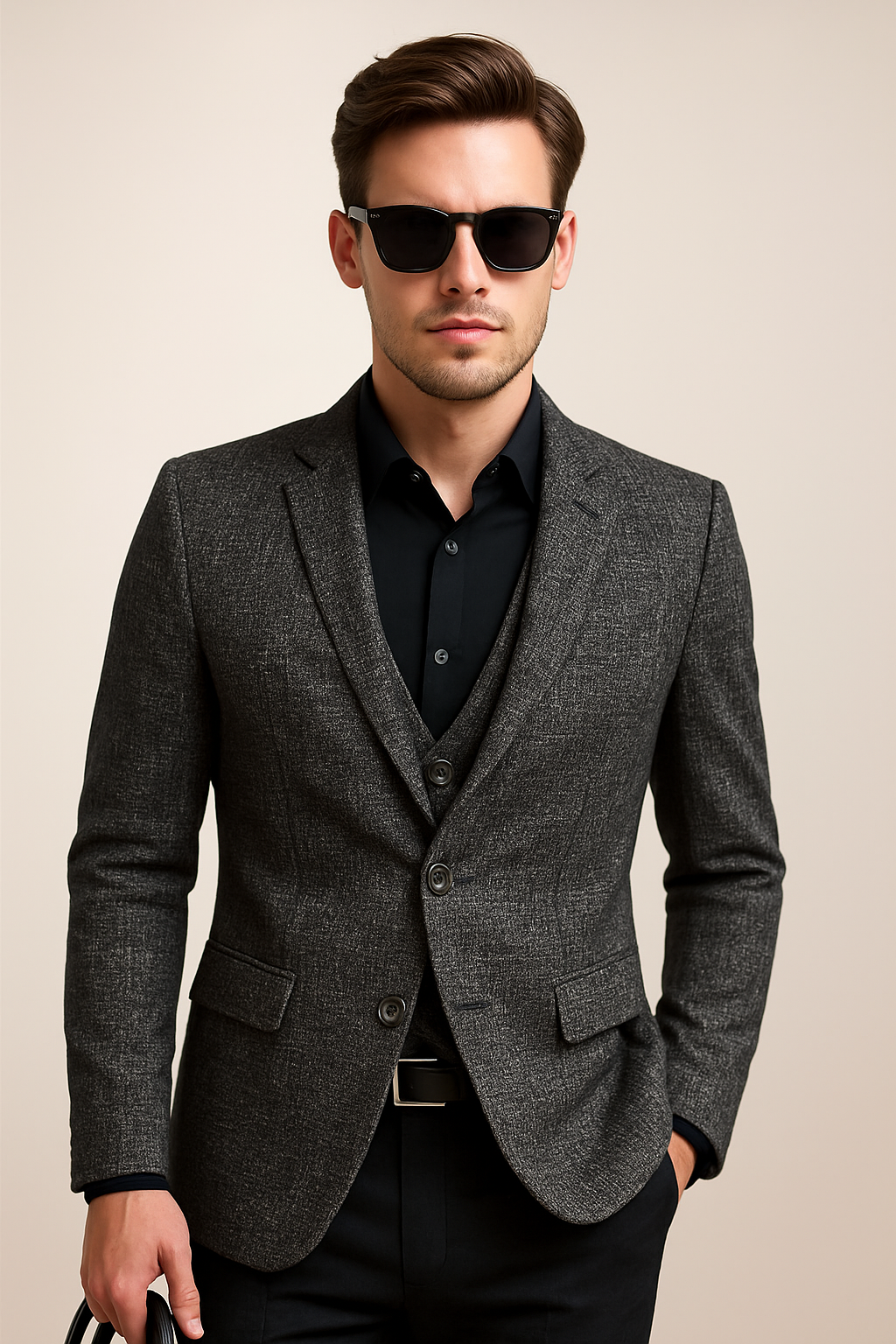 Veste blazer slim de printemps pour homme