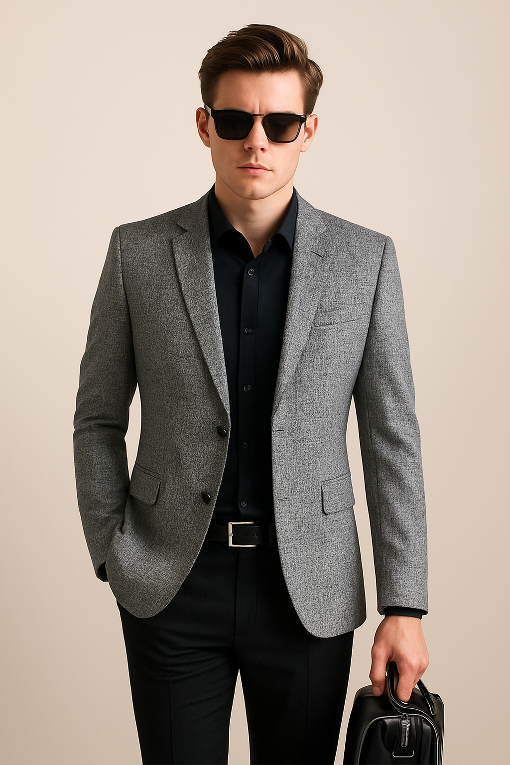 Veste blazer slim de printemps pour homme