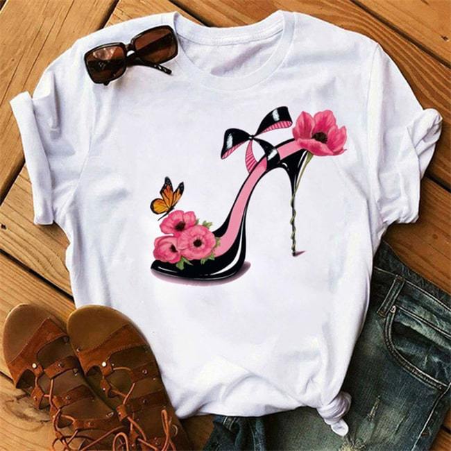 T-shirt Mode Talons Hauts Impression