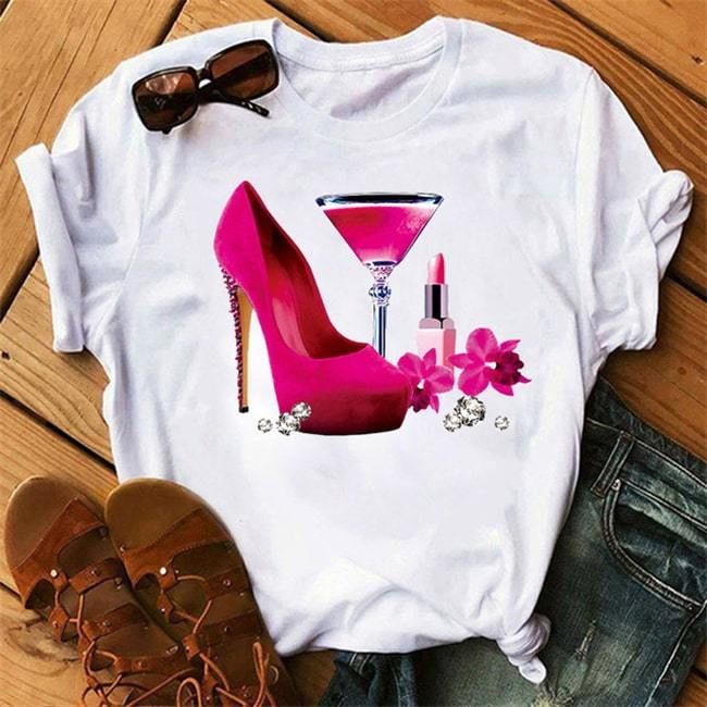 T-shirt Mode Talons Hauts Impression