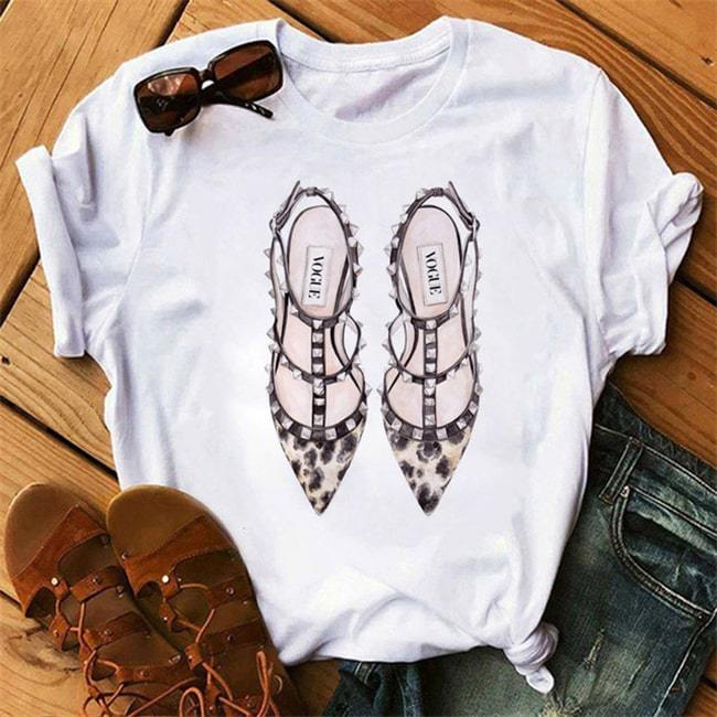 T-shirt Mode Talons Hauts Impression