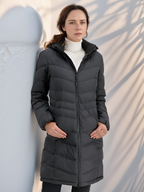 Manteau long et rembourré Eva - Hiver, chaud, léger et déperlant