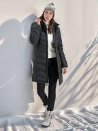 Manteau long et rembourré Eva - Hiver, chaud, léger et déperlant
