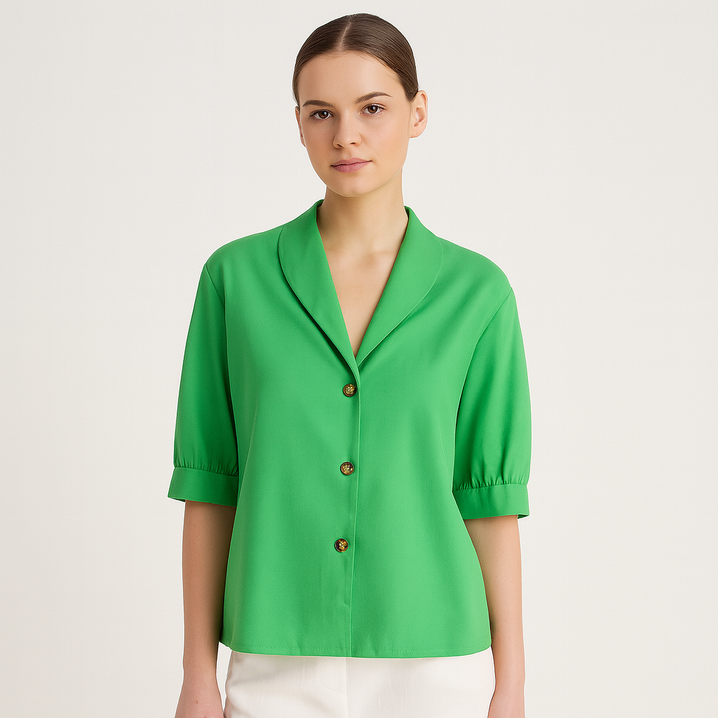 Elegant Linen Top for Autumn - Eryn