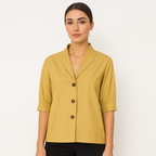 Elegant Linen Top for Autumn - Eryn