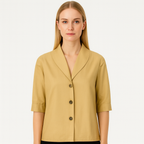 Elegant Linen Top for Autumn - Eryn