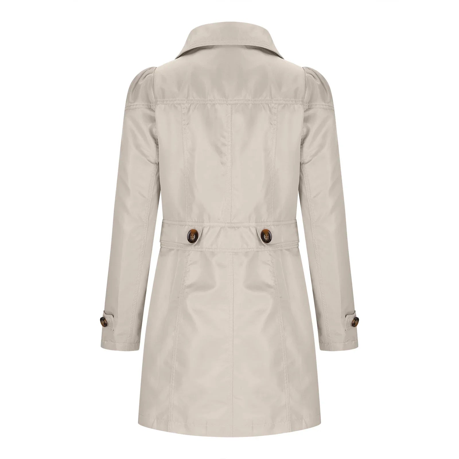 Trench pour dames avec boutons - Manteau d'automne avec col