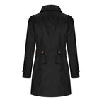 Trench pour dames avec boutons - Manteau d'automne avec col