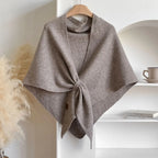 Women's wool triangular scarf for fall and winter