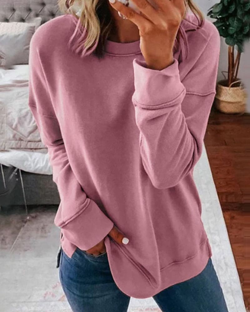 Classic women's sweatshirt - soft, comfortable, and perfect for fall
