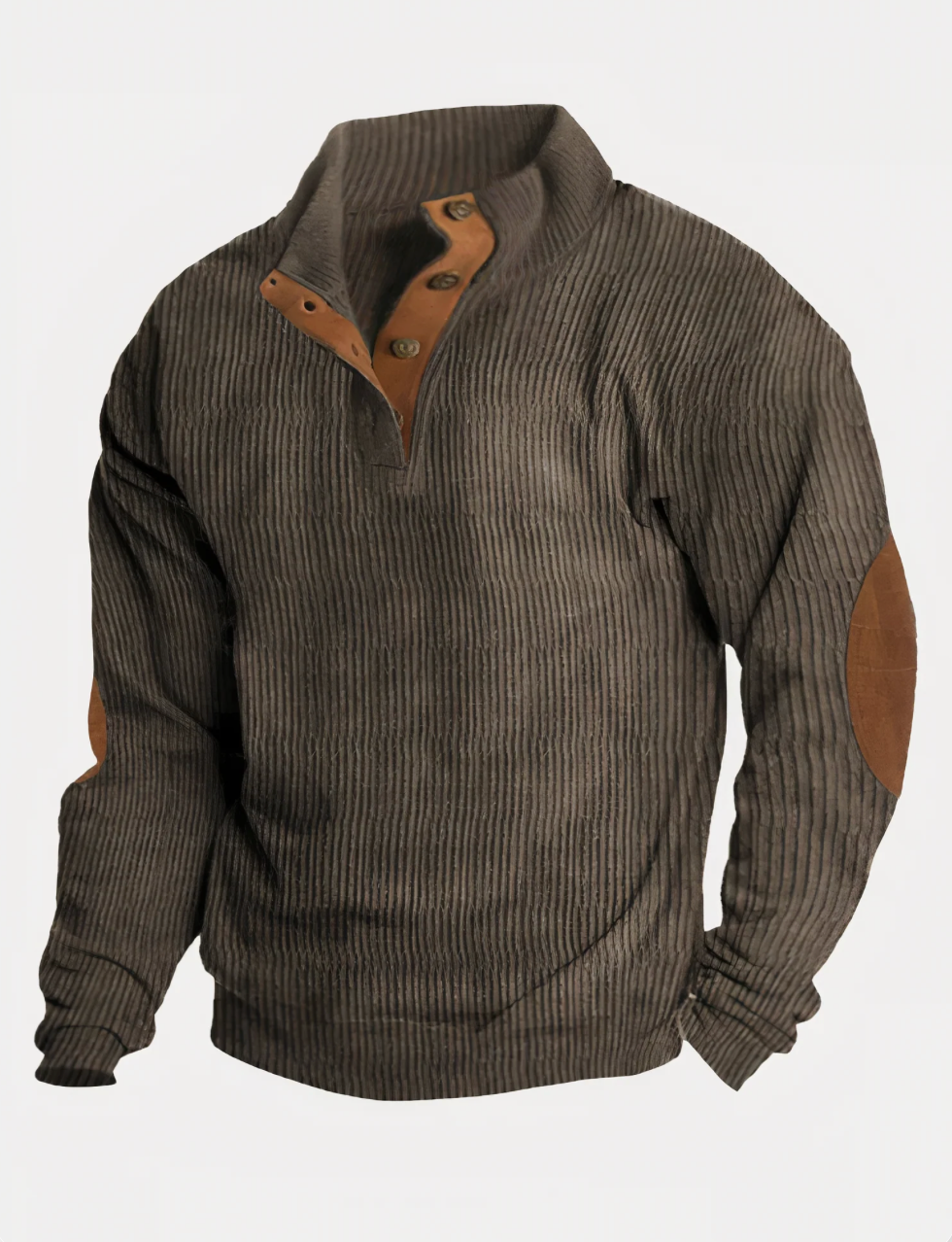 Classique | Pull tricoté pour hommes avec motif côtelé - Édition Automne