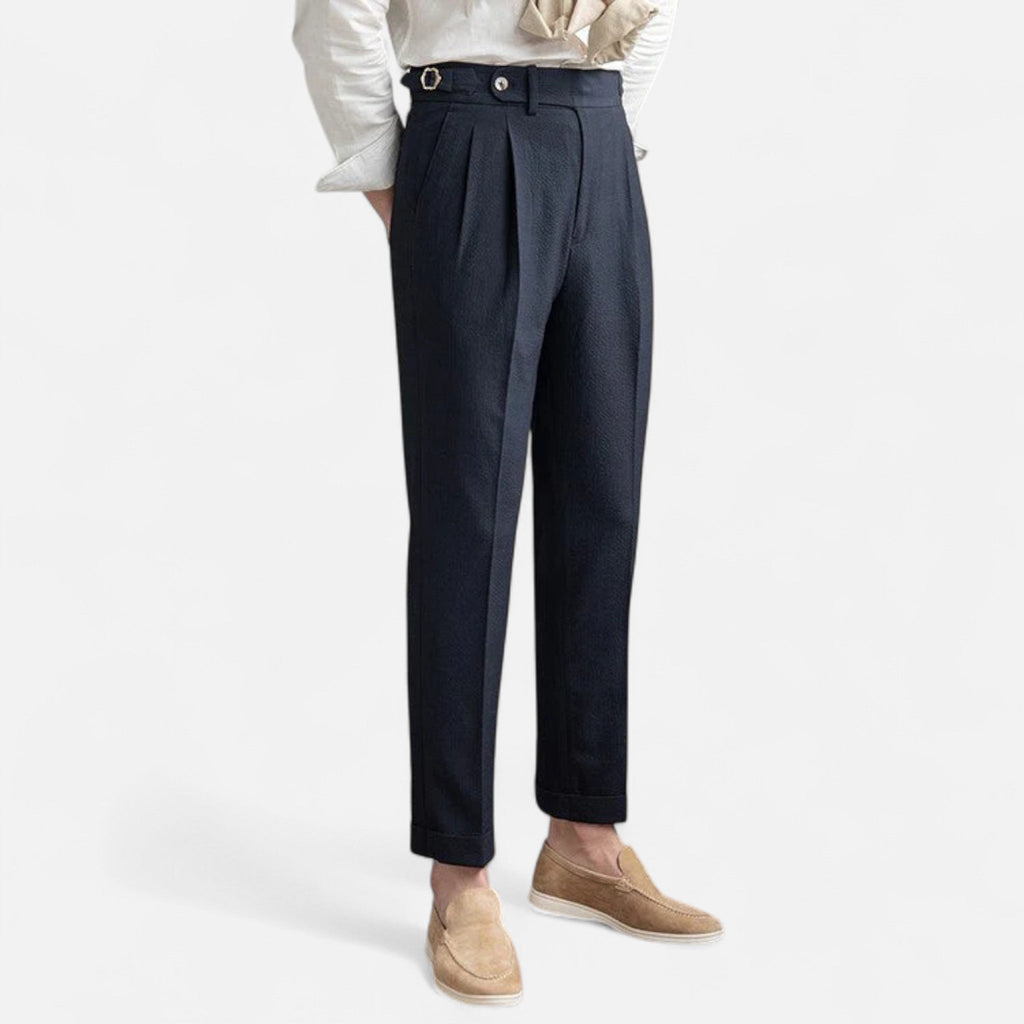 Pantalons taille haute pour hommes