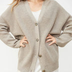 Cardigan surdimensionné automnal