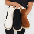 Bottes d'hiver pour dames super confortables et chaudes - antidérapantes et avec doublure douce