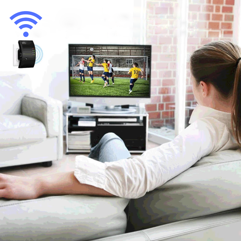 Booster de signal WiFi sans fil - Extension Internet fiable pour la maison et le bureau