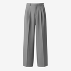 Pantalon Plissé à Jambe Large pour Homme – Style Casual Moderne