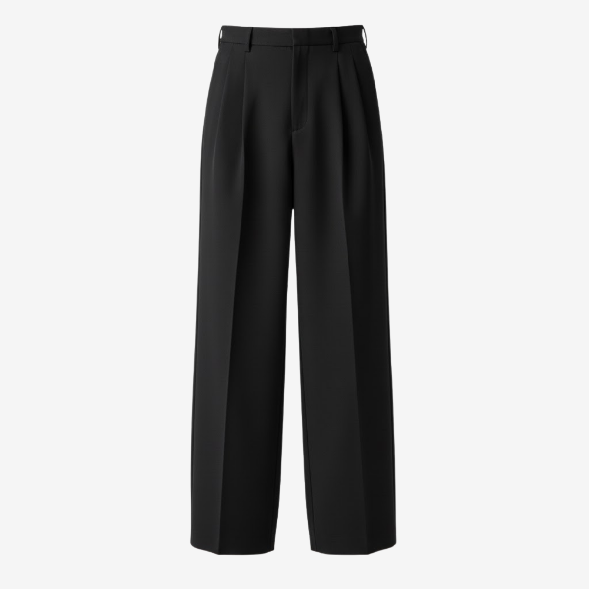 Pantalon Plissé à Jambe Large pour Homme – Style Casual Moderne