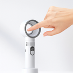 Ventilateur manuel sans fil - Bladeless Ventilateur USB, Portable & Super Silencieux