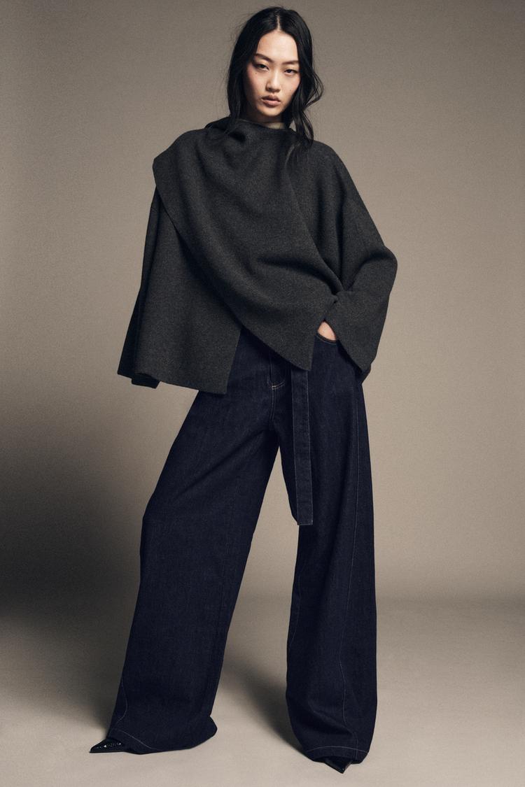 Veste cape élégante et souple pour femmes - Spéciale Automne
