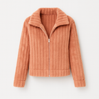 Veste polaire longue à col montant pour femmes | Collection Automne Isabelle