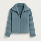 Veste polaire longue à col montant pour femmes | Collection Automne Isabelle