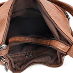 Vintpack – Sac à Dos Compact en Cuir Clouté