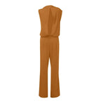 Jumpsuit à jambes larges pour femmes | Une épaule élégante