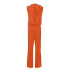 Jumpsuit à jambes larges pour femmes | Une épaule élégante