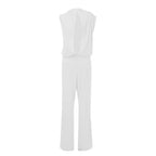 Jumpsuit à jambes larges pour femmes | Une épaule élégante