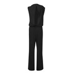 Jumpsuit à jambes larges pour femmes | Une épaule élégante