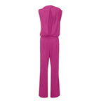 Jumpsuit à jambes larges pour femmes | Une épaule élégante