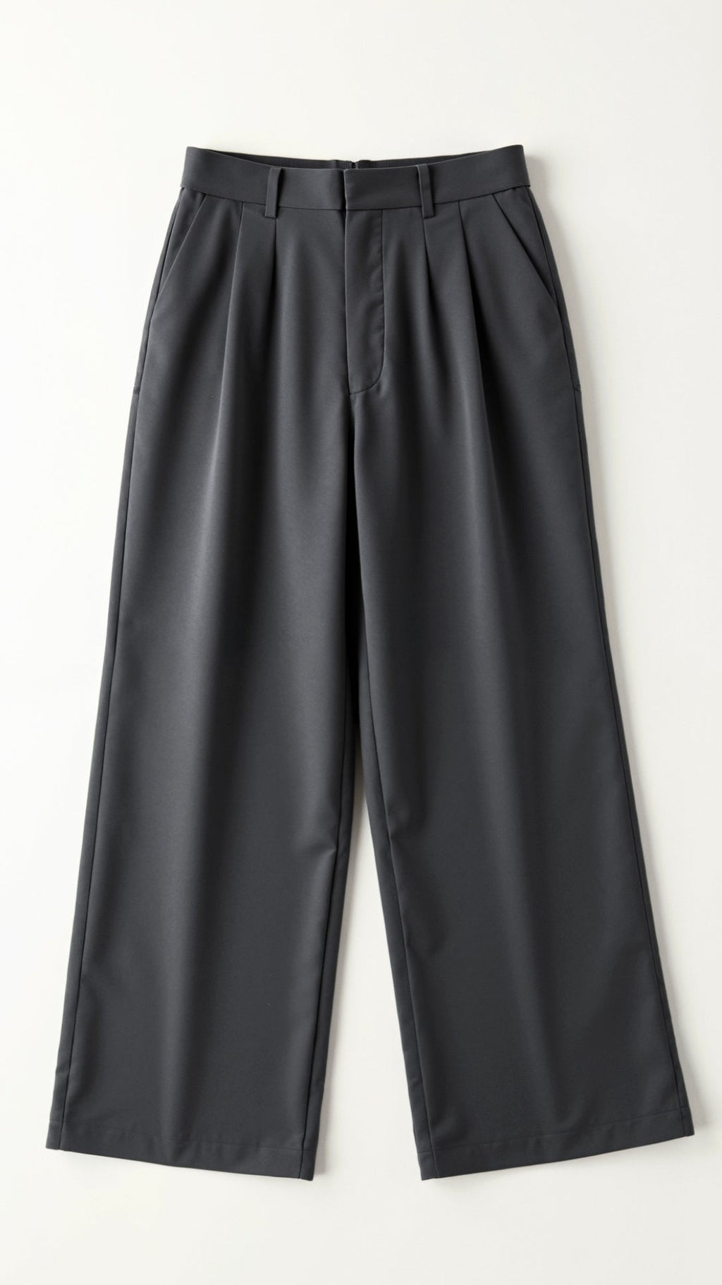 Pantalon à jambes larges pour femme avec taille haute
