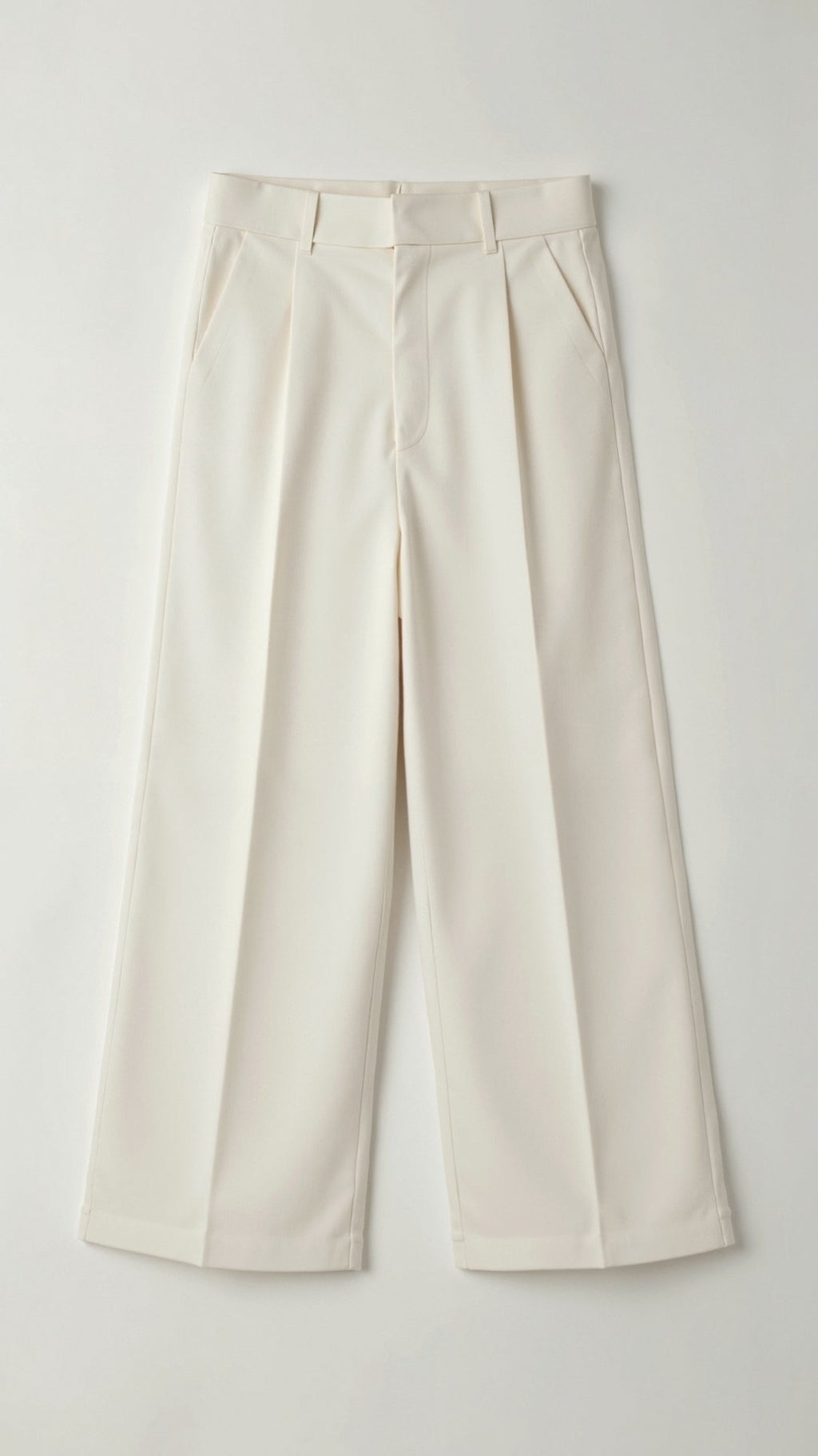 Pantalon à jambes larges pour femme avec taille haute