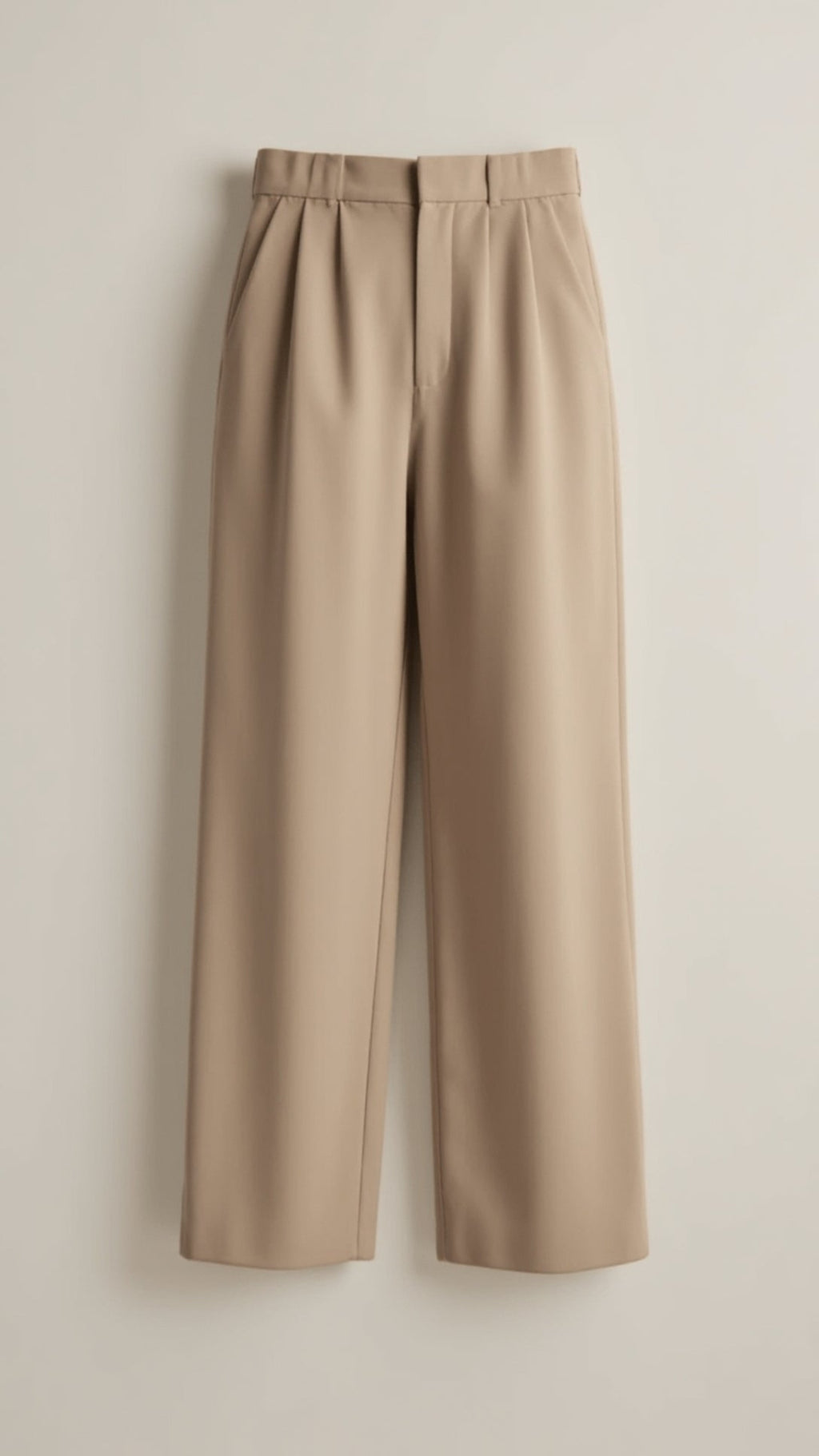 Pantalon à jambes larges pour femme avec taille haute
