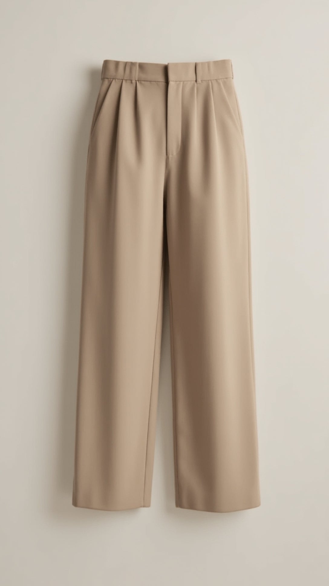 Pantalon à jambes larges pour femme avec taille haute